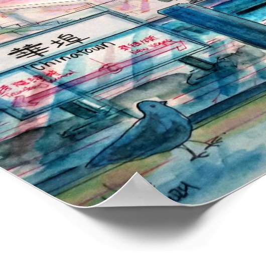 Trans City - U-Bahn-Station Poster (Ecke)