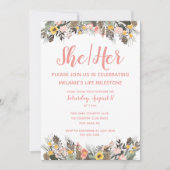 Trans-Dusche Transgender Coming Out Party Einladung (Vorderseite)