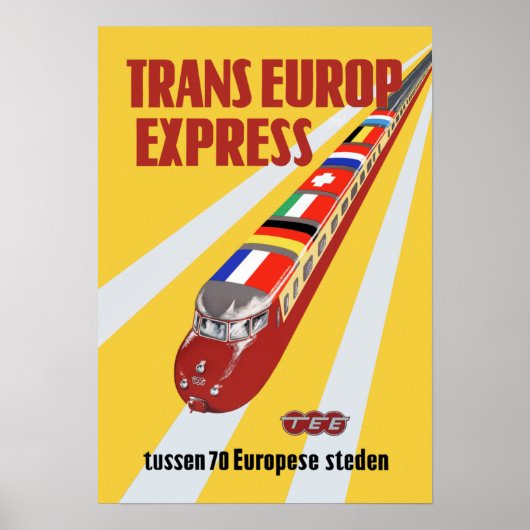 Trans Europe Express Reiseposte Poster (Vorne)