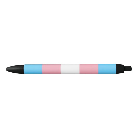 Trans-Fahne auf Stift (Vorderseite)