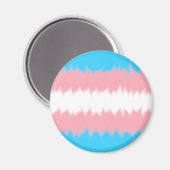 Trans Flag Magnet (Vorderseite/Rückseite)