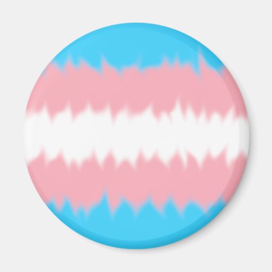 Trans Flag Magnet (Vorne)