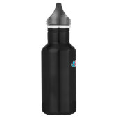 Trans Flag Octopus Design für stolze Trans People Edelstahlflasche (Links)