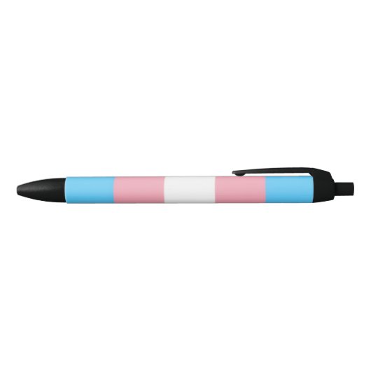 trans flag on pen  kugelschreiber (Oberseite)
