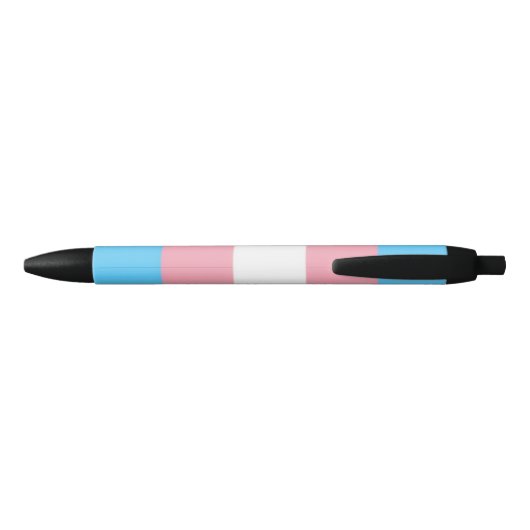 trans flag on pen  kugelschreiber (Rückseite)