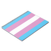 TRANS FLAG ORIGINAL -.pnng Notizblock (Linke Seite)