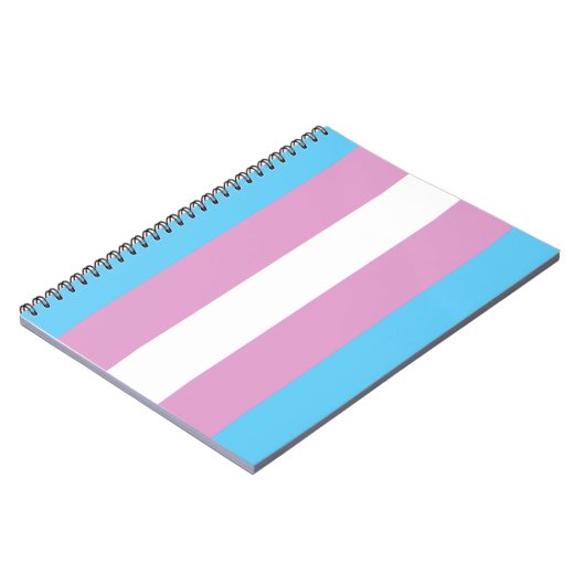 TRANS FLAG ORIGINAL -.pnng Notizblock (Linke Seite)