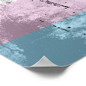 TRANS FLAG ORIGINAL -.pnng Poster (Ecke)