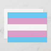 TRANS FLAG ORIGINAL -.pnng Postkarte (Vorne/Hinten)