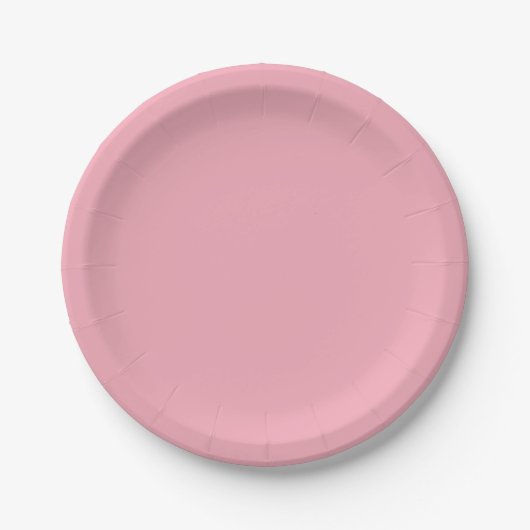 Trans Flag PINK Pappteller (Vorderseite)