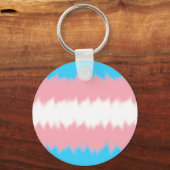 Trans Flag Schlüsselanhänger (Vorderseite)