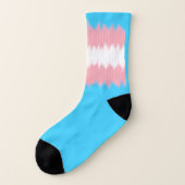 Trans Flag Socks Socken (Links - Außen)