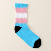 Trans Flag Socks Socken (Links - Innen)