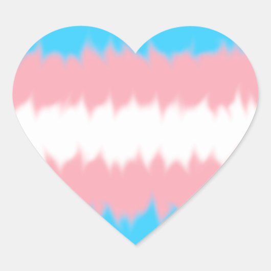 Trans Flag Stickers (Vorderseite)