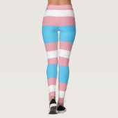 Trans Flagge Leggings (Rückseite)