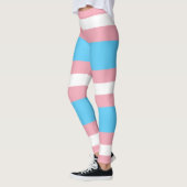 Trans Flagge Leggings (Links)