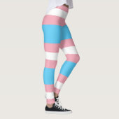 Trans Flagge Leggings (Rechts)