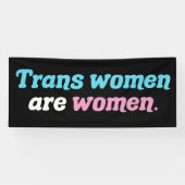 Trans Frauen sind Frauen Banner (Horizontal)