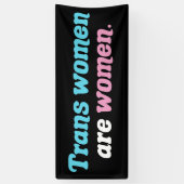Trans Frauen sind Frauen Banner (Vertikal)