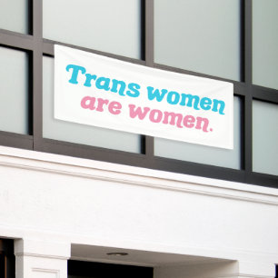 Trans Frauen sind Frauen Transgender Banner