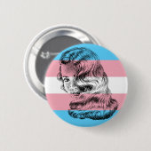 Trans Frauen Stolz Button (Vorne & Hinten)