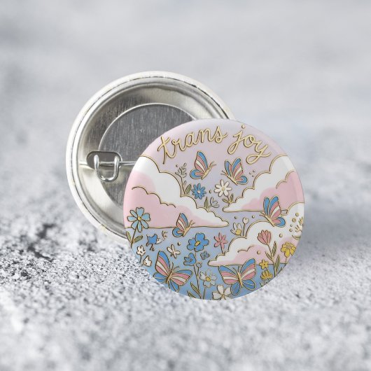 Trans Freude LGBTQ Stolz Pin Button