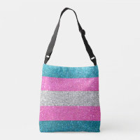 Trans Gay Pride Flag Glitzer Streifen LGBTQ Liebe