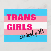 Trans Girls sind echte Girls Transgender Flag