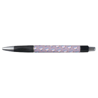 Trans Heart Pattern Pen Kugelschreiber