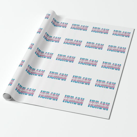 Trans Human Geschenkpapier (Ungerollt)