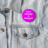 Trans-Ideologie ist ein Misogynie-Knopf Button (Beispiel)