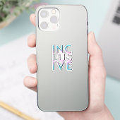 Trans-Inclusive-Farben Aufkleber (Telefon)