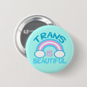 Trans ist schön button (Vorne & Hinten)