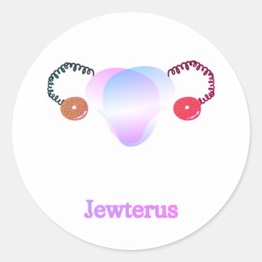 Trans Jewterus Sticker (Vorderseite)