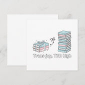 Trans Joy, TBR High – LGBTQ Reading Pride Einladung (Vorne/Hinten)