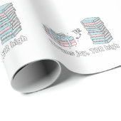 Trans Joy, TBR High – LGBTQ Reading Pride  Geschenkpapier (Rolleneckpunkt)