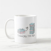 Trans Joy, TBR High – LGBTQ Reading Pride  Kaffeetasse (Links)