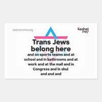 Trans-Juden gehören überall hin