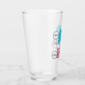 Trans Katzen sie ihre Pronomen Transgender II Glas (Rechts)
