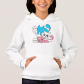 Trans Katzen sie ihre Pronomen Transgender II Hoodie (Vorderseite)