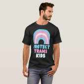 TRANS KIDS LGBT PRIDE PROTECT T-Shirt (Vorne ganz)