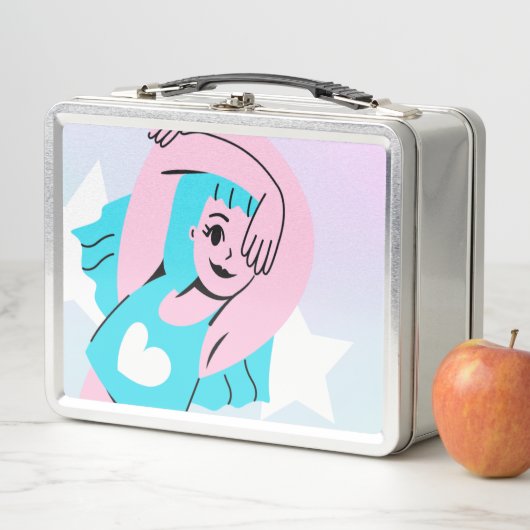Trans-Kunst auf Lunchbox (Beispiel)