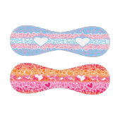 Trans Lesbian Pride Squiggles Baseball (Paneele)