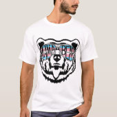 Trans Mama Bear Proud Mama Ally Transgender Rainbo T-Shirt (Vorderseite)