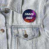 Trans Man Customizable Galaxy Identity Button (Beispiel)