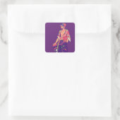 Trans Man FTM Quadratischer Aufkleber (Tasche)