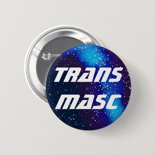 Trans Masc Anpassbare Galaxy-Identität Button (Vorne & Hinten)