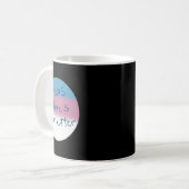 Trans Masc Button Transgender Lives Button Kaffeetasse (Vorderseite Links)