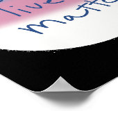 Trans Masc Button Transgender Lives Button Poster (Ecke)