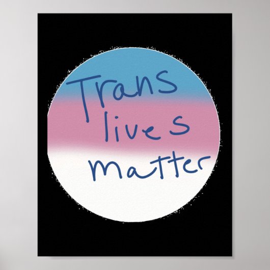 Trans Masc Button Transgender Lives Button Poster (Vorne)